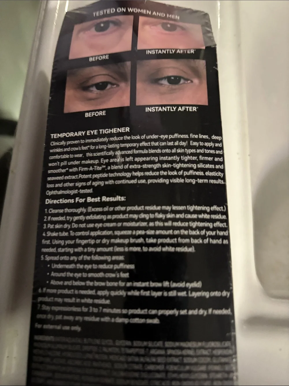 Peter Thomas Roth Instant FirmX Eye Tightener Firm + brush New in box